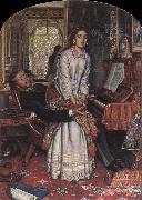 William Holman Hunt the awakening conscience oil painting